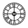 Wallity Enzoclock - S002 Reloj de Pared Decorativo de Metal Negro